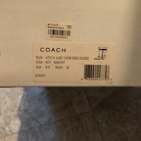 Coach boots - Picture 1 of 2